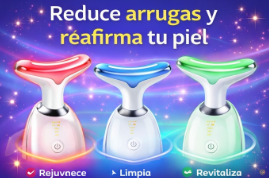 Masajeador Facial Reafirmante LED